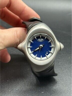 Oakley Crush Stainless Steel Blue Dial Watch